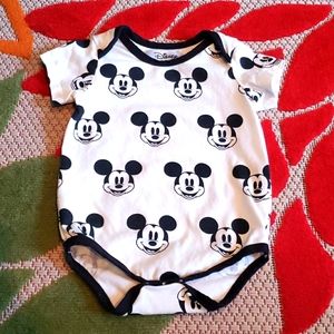 WORN ONCE! Monica and Andy Disney Collab Mickey Mouse Onesie